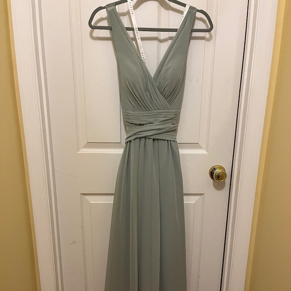 Azazie Kora Bridesmaid Dress in Agave - Picture 6 of 9